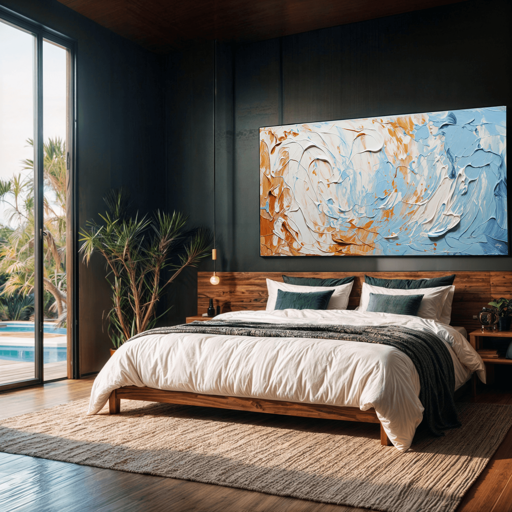 Canvas Print: "Pebble Tides III" - Tailored Canvases - Flyclothing LLC