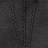 Antonio (black) – Luxurious Italian peccary leather gloves with cashmere lining
