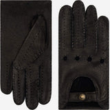 Raffaella (black) – Luxurious Italian peccary driving gloves - Leather Gloves Online - Flyclothing LLC