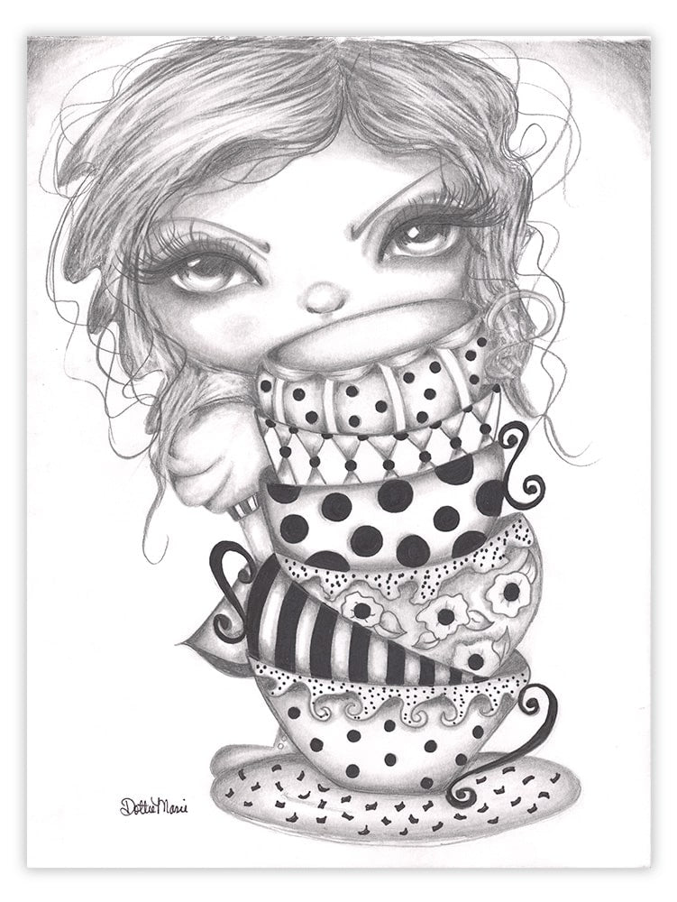 Black Market Art Company Peek A Boo Alice Print