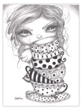 Black Market Art Company Peek A Boo Alice Print