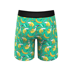 The Peel Deal | Retro Banana Long Leg Ball Hammock® Pouch Underwear With Fly - Shinesty