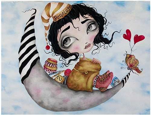 Black Market Art Company Penelopy Print - Black Market Art Company - Flyclothing LLC