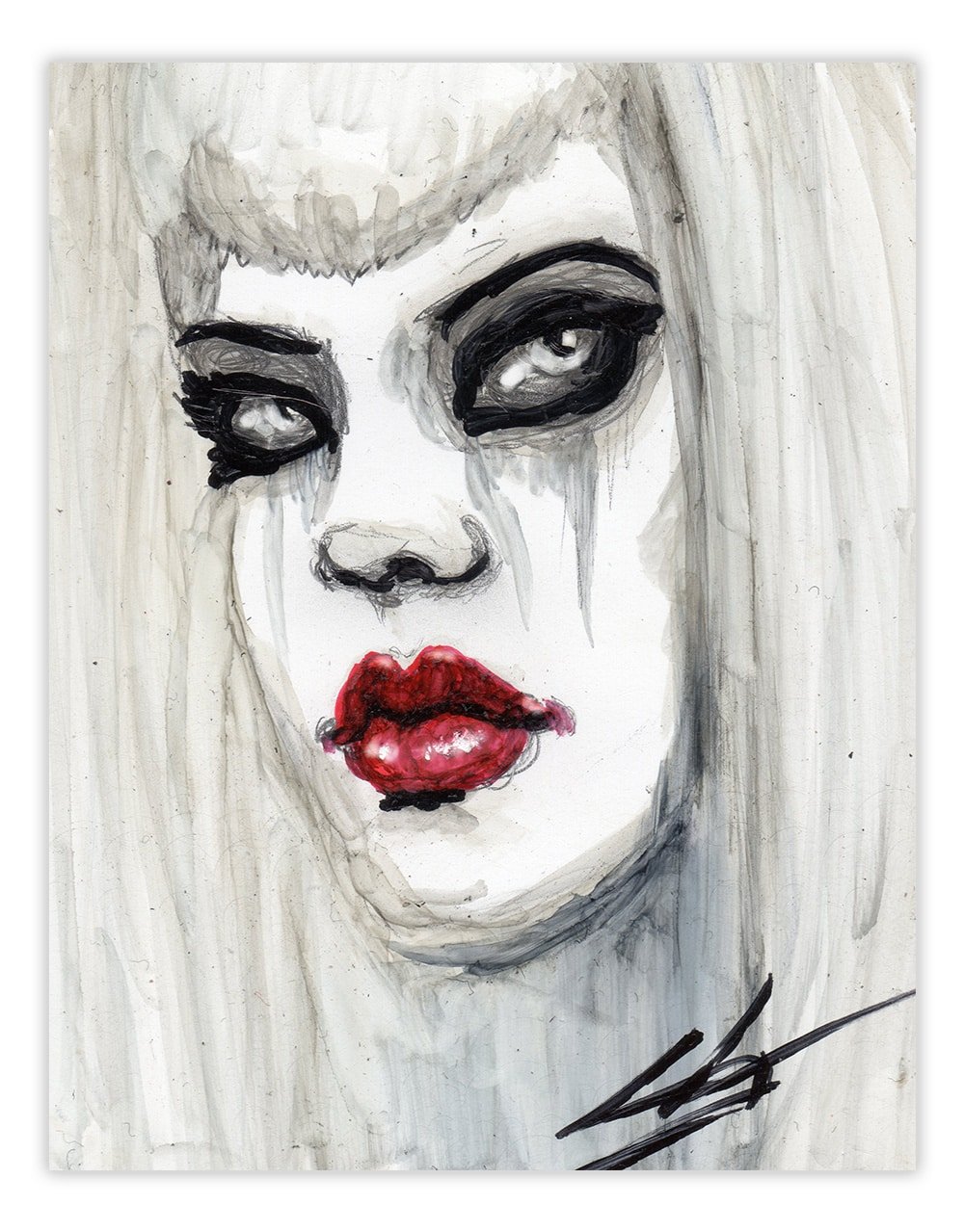 Black Market Art Company Pensive Print