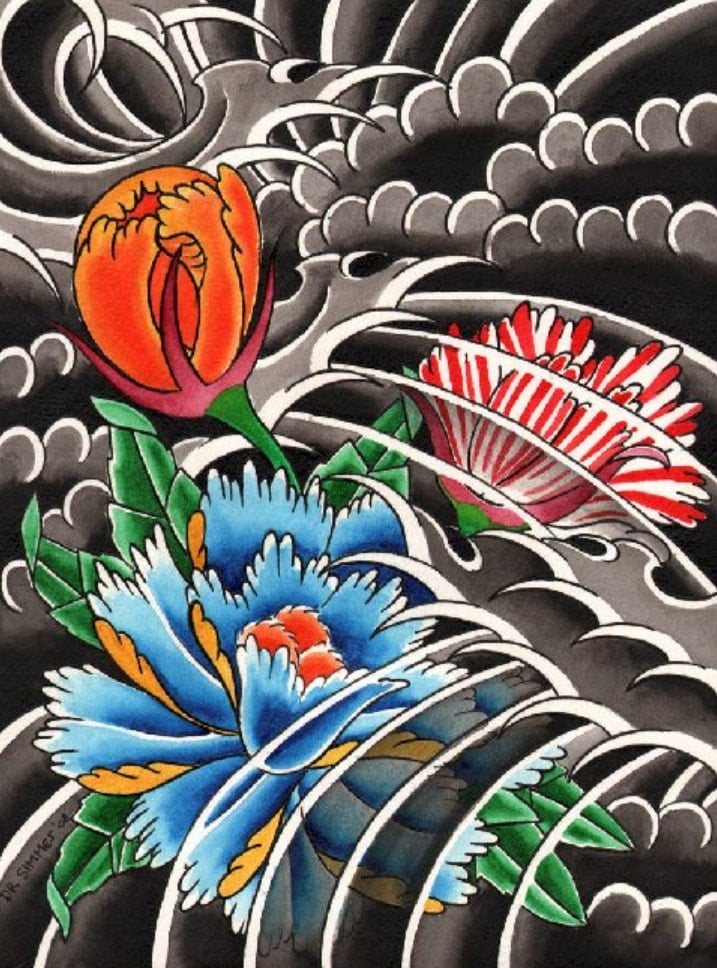 Black Market Art Company Peony II Print