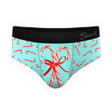 The Peppermint Pimp Canes | Candy Cane Ball Hammock® Pouch Underwear Briefs - Shinesty - Flyclothing LLC