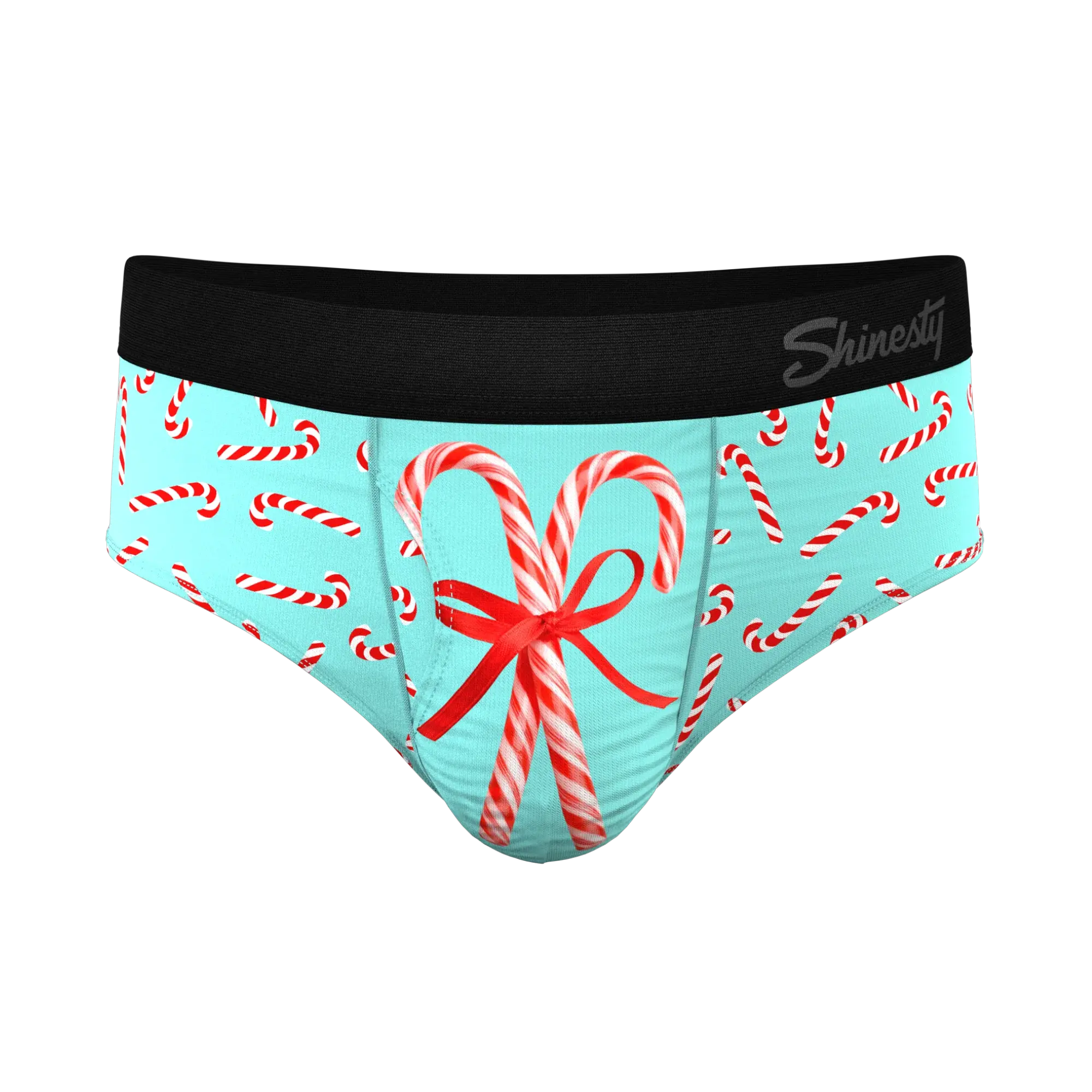 The Peppermint Pimp Canes | Candy Cane Ball Hammock® Pouch Underwear Briefs - Shinesty - Flyclothing LLC