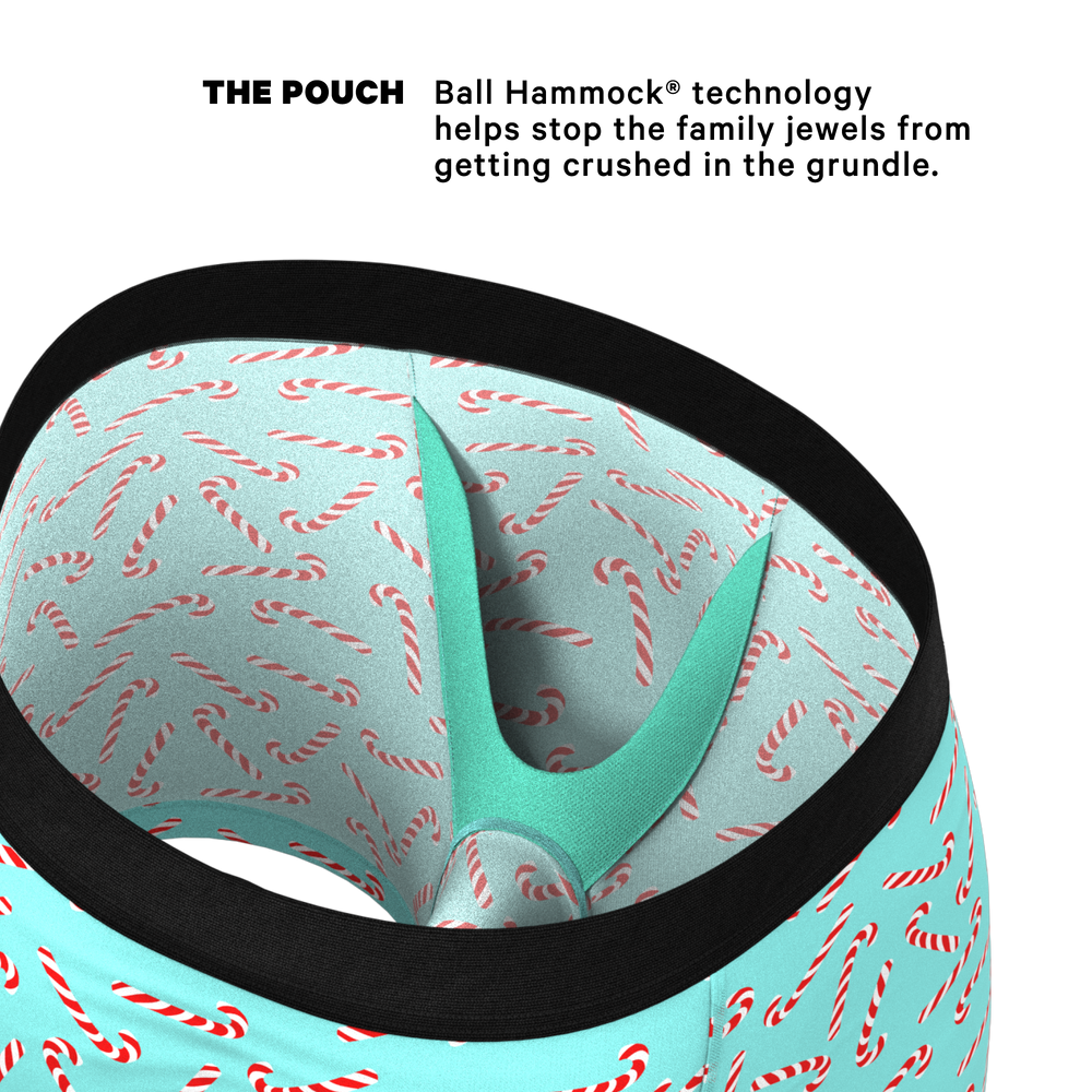 The Peppermint Pimp Canes | Candy Cane Ball Hammock® Pouch Underwear - Shinesty - Flyclothing LLC