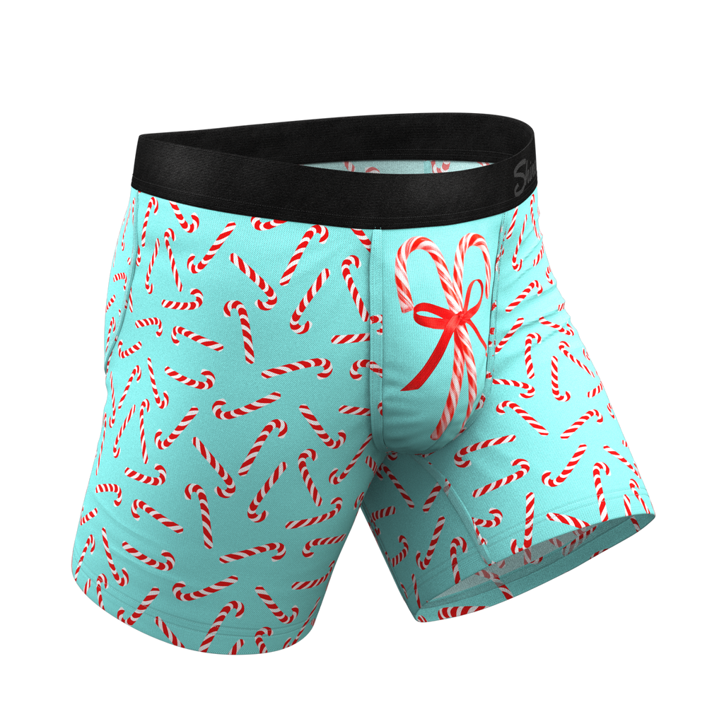 The Peppermint Pimp Canes | Candy Cane Ball Hammock® Pouch Underwear - Shinesty - Flyclothing LLC