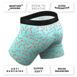 The Peppermint Pimp Canes | Candy Cane Ball Hammock® Pouch Underwear - Shinesty - Flyclothing LLC