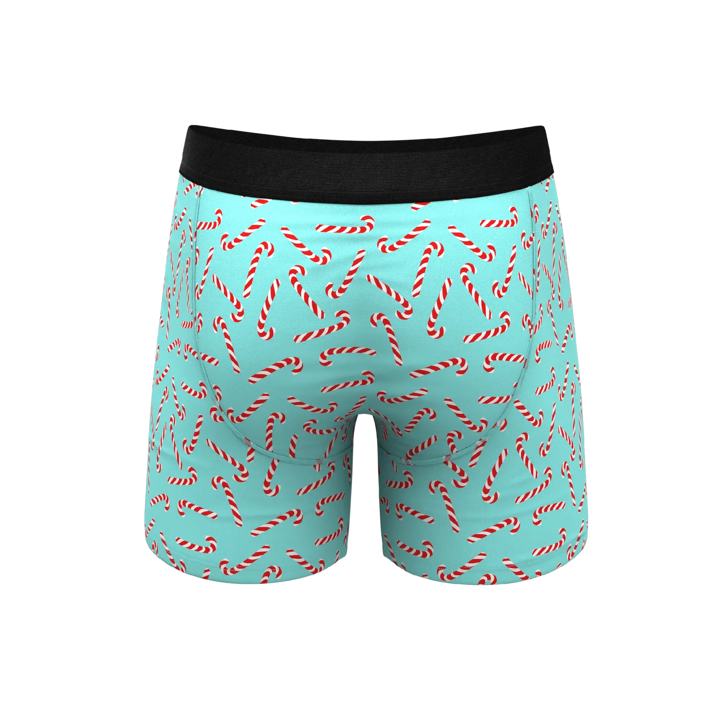 The Peppermint Pimp Canes | Candy Cane Ball Hammock® Pouch Underwear With Fly - Shinesty - Flyclothing LLC