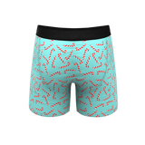 The Peppermint Pimp Canes | Candy Cane Ball Hammock® Pouch Underwear With Fly - Shinesty - Flyclothing LLC