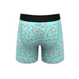 The Peppermint Pimp Canes | Candy Cane Ball Hammock® Pouch Underwear With Fly - Shinesty - Flyclothing LLC