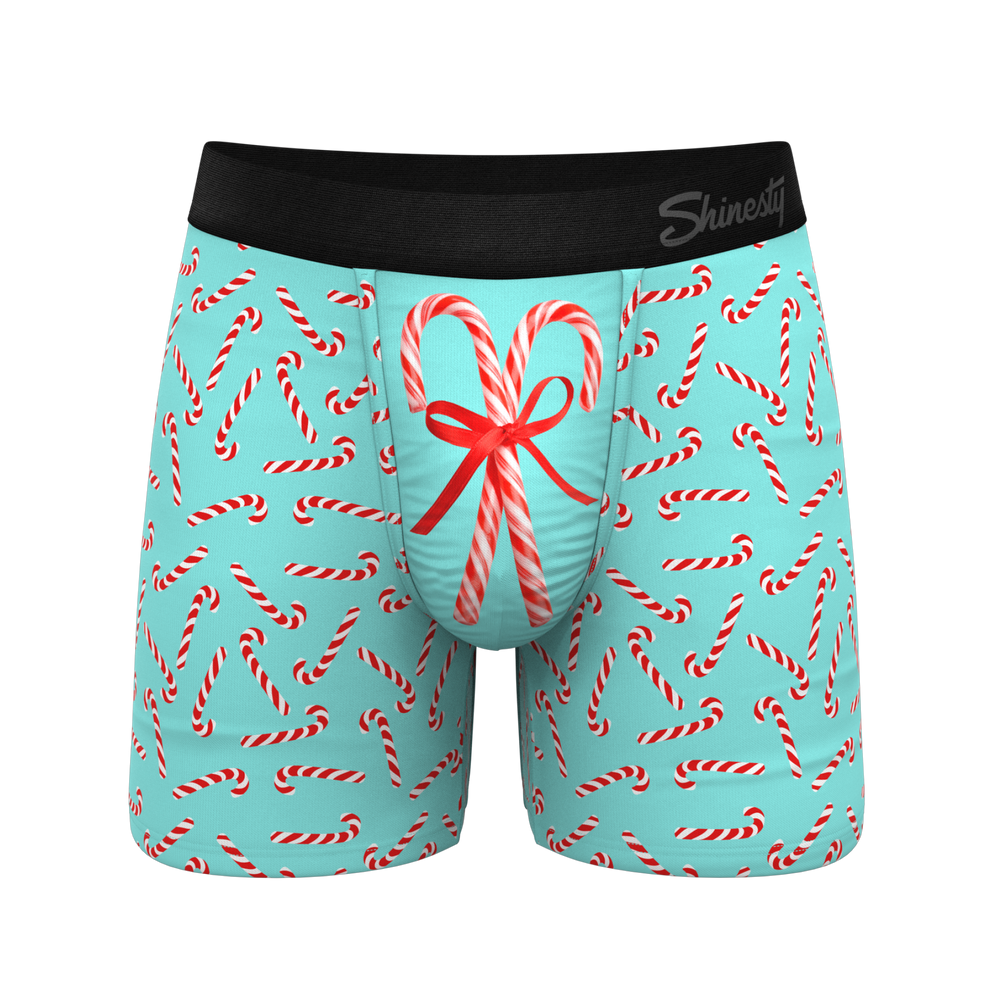 The Peppermint Pimp Canes | Candy Cane Ball Hammock® Pouch Underwear - Shinesty - Flyclothing LLC