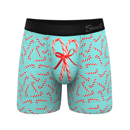 The Peppermint Pimp Canes | Candy Cane Ball Hammock® Pouch Underwear - Shinesty - Flyclothing LLC