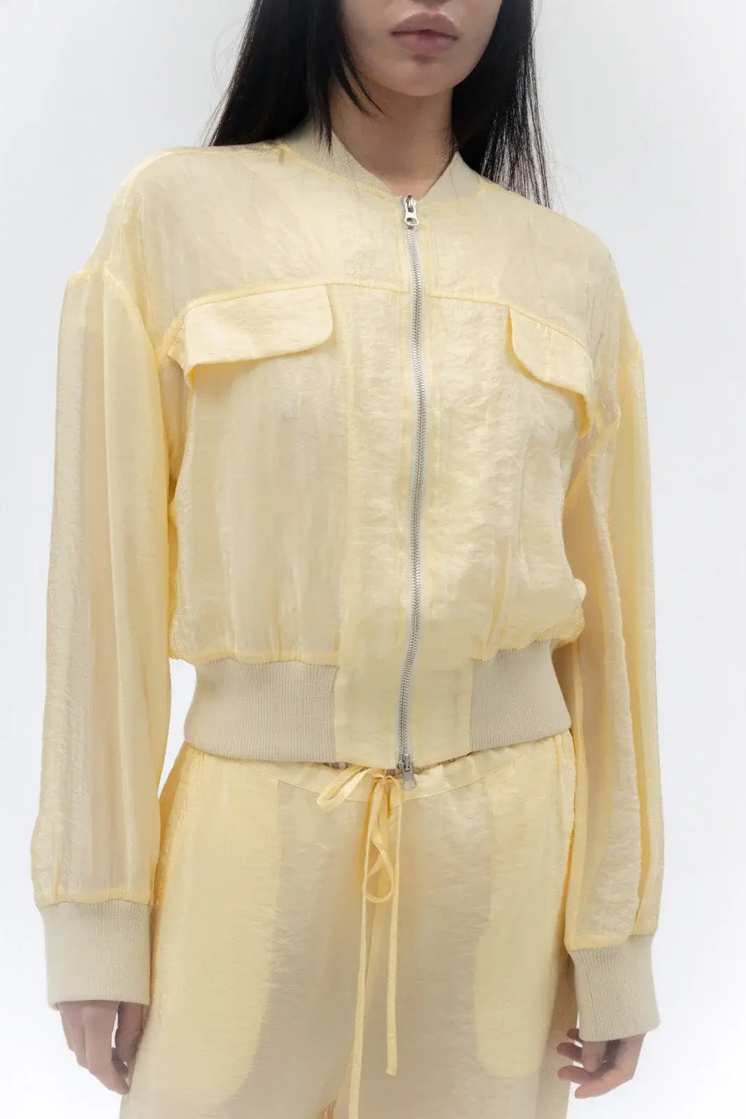 FABIO VOILE JACKET IN BUTTER