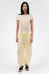 ZORA VOILE PANT IN BUTTER - findmenowthelabel - Flyclothing LLC