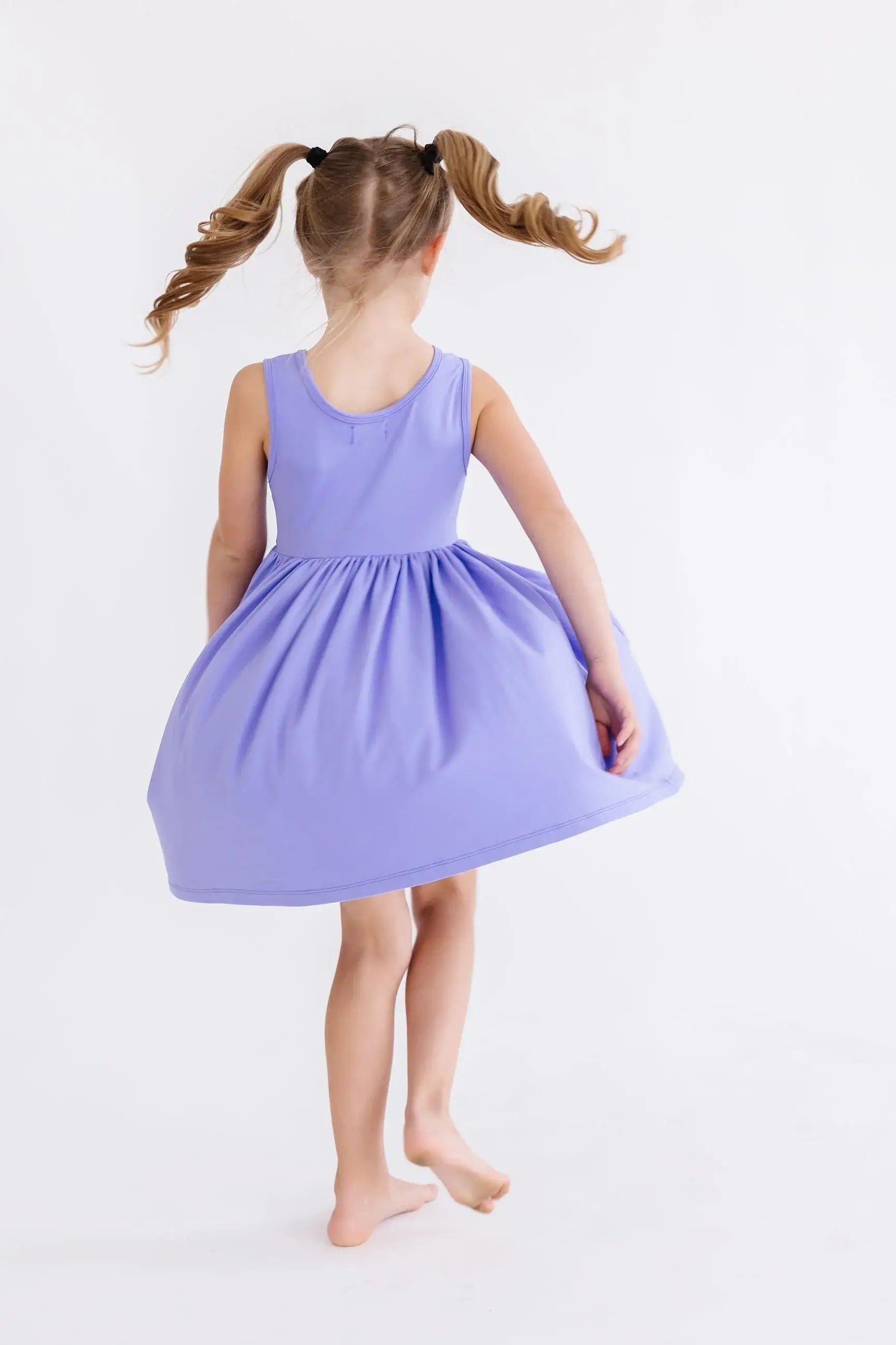 Periwinkle Pocket Tank Twirl Dress - Mila & Rose ® - Flyclothing LLC