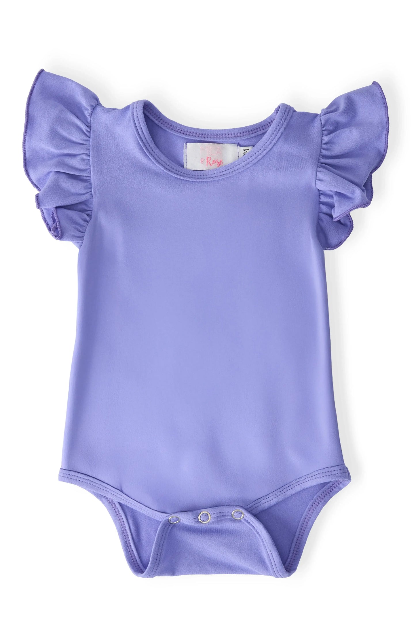 Periwinkle S/S Flutter Bodysuit - Mila & Rose ® - Flyclothing LLC