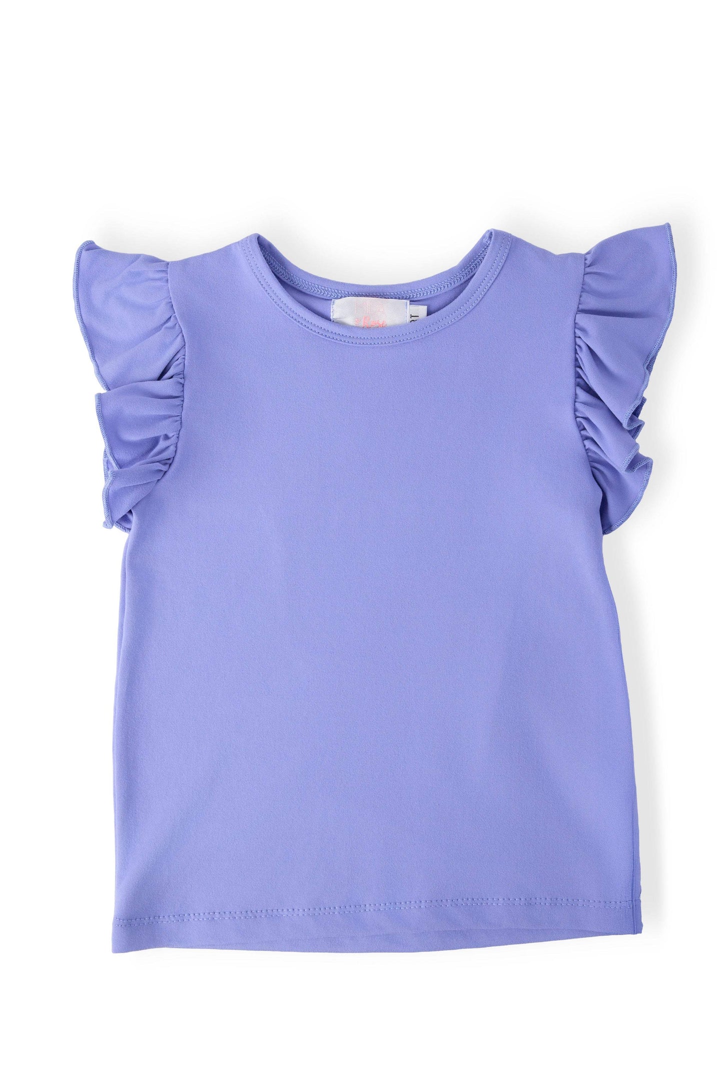 Periwinkle S/S Ruffle Tee - Mila & Rose ® - Flyclothing LLC