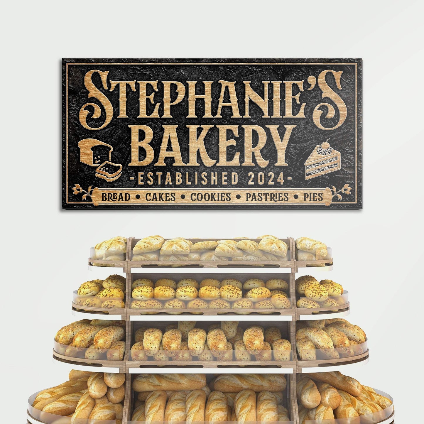 Personalized Bakery Sign - Tailored Canvases - Flyclothing LLC