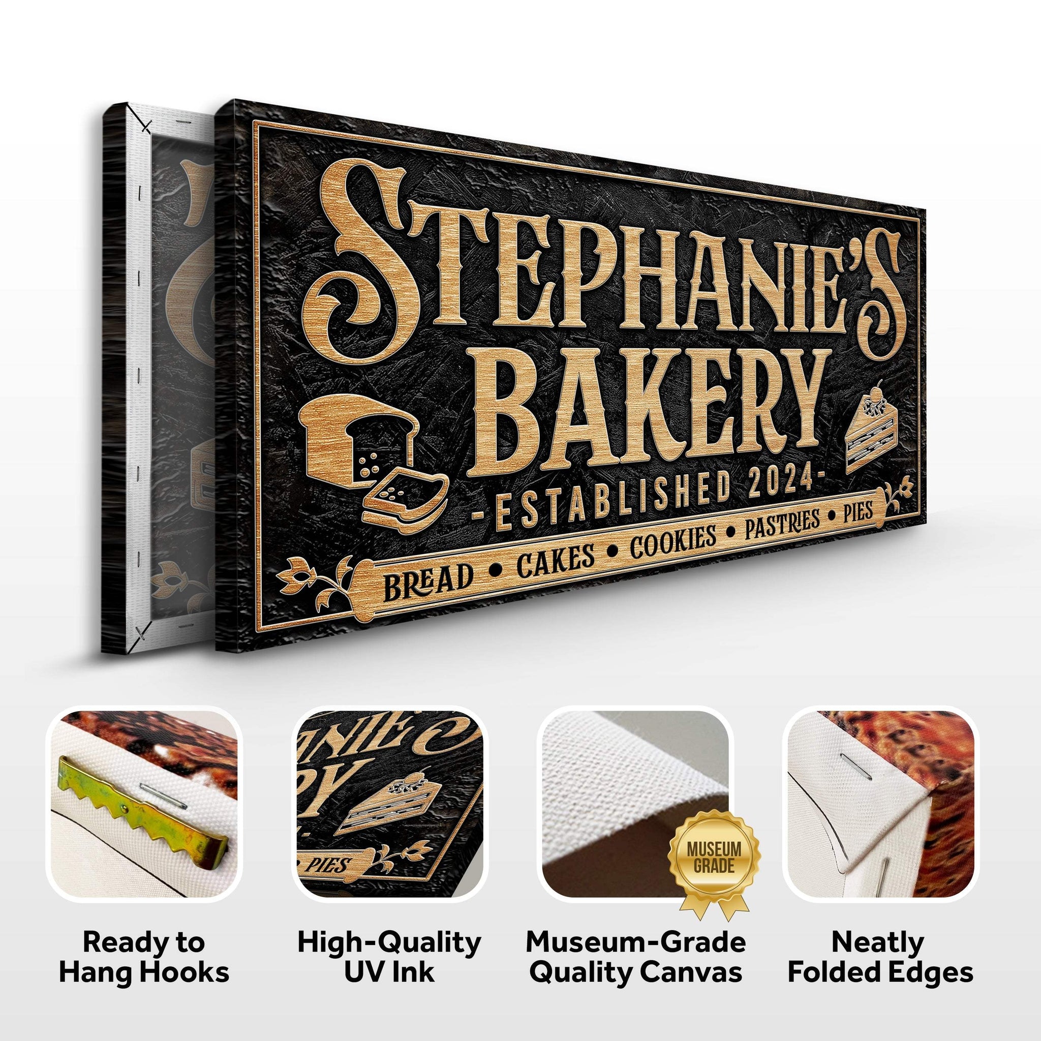 Personalized Bakery Sign - Tailored Canvases - Flyclothing LLC