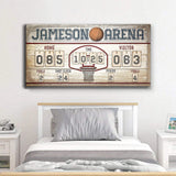 Personalized Basketball Scoreboard Sign - Tailored Canvases - Flyclothing LLC