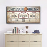 Personalized Basketball Scoreboard Sign - Tailored Canvases - Flyclothing LLC
