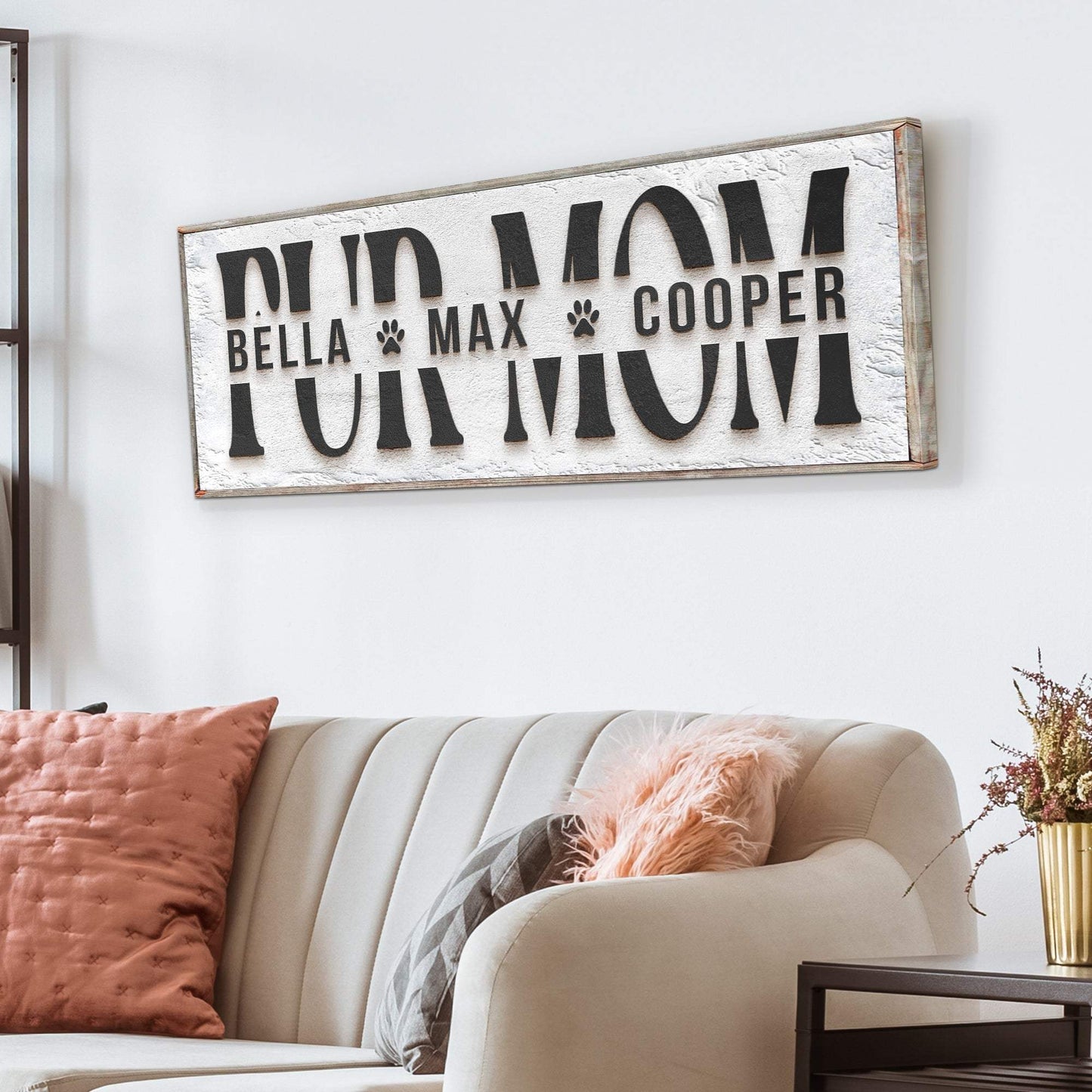 Personalized Fur Mom Sign - Tailored Canvases - Flyclothing LLC