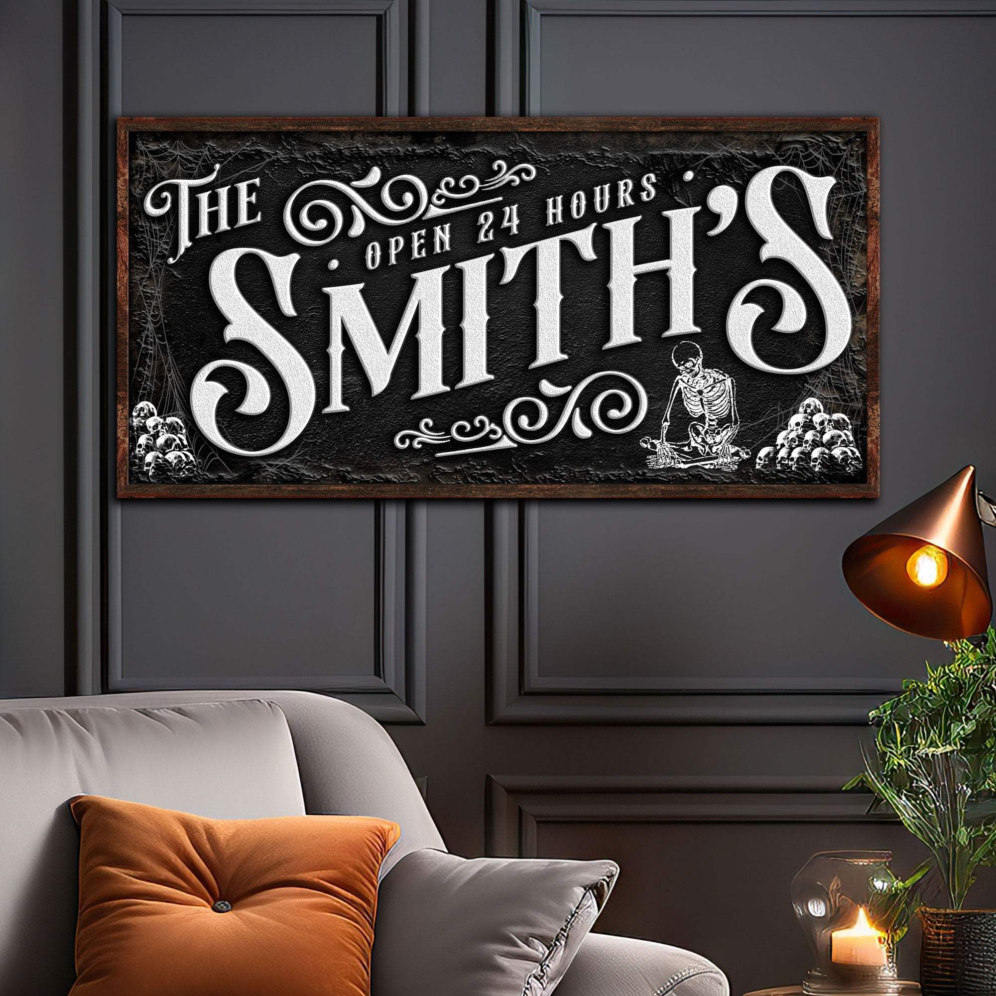 Personalized Gothic Sign II - Tailored Canvases - Flyclothing LLC