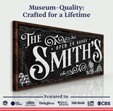 Personalized Gothic Sign II - Tailored Canvases - Flyclothing LLC