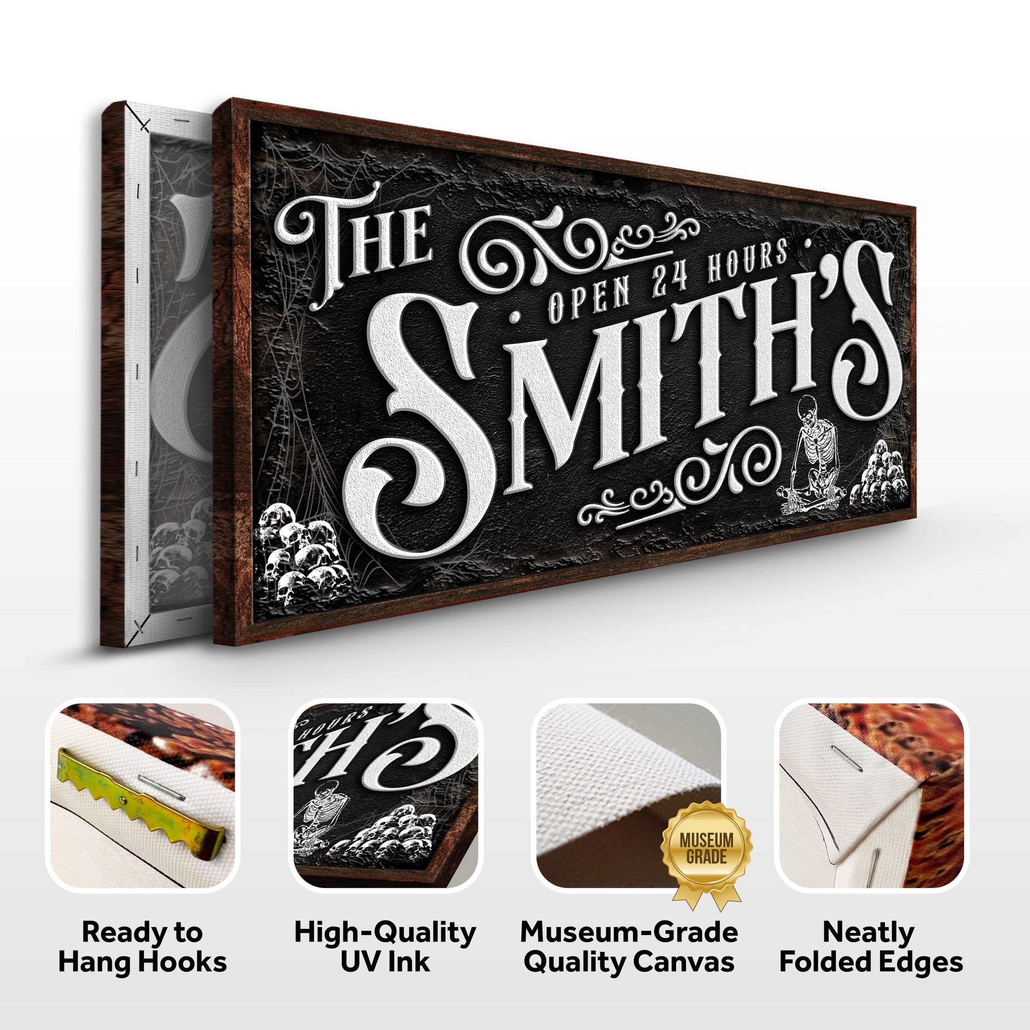 Personalized Gothic Sign II - Tailored Canvases - Flyclothing LLC