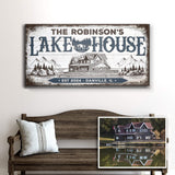 Personalized Lake House Sign II - Tailored Canvases - Flyclothing LLC