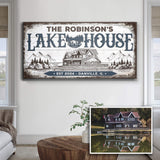 Personalized Lake House Sign II - Tailored Canvases - Flyclothing LLC