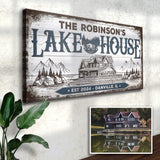 Personalized Lake House Sign II - Tailored Canvases - Flyclothing LLC