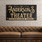 Personalized Theater Sign - Tailored Canvases - Flyclothing LLC