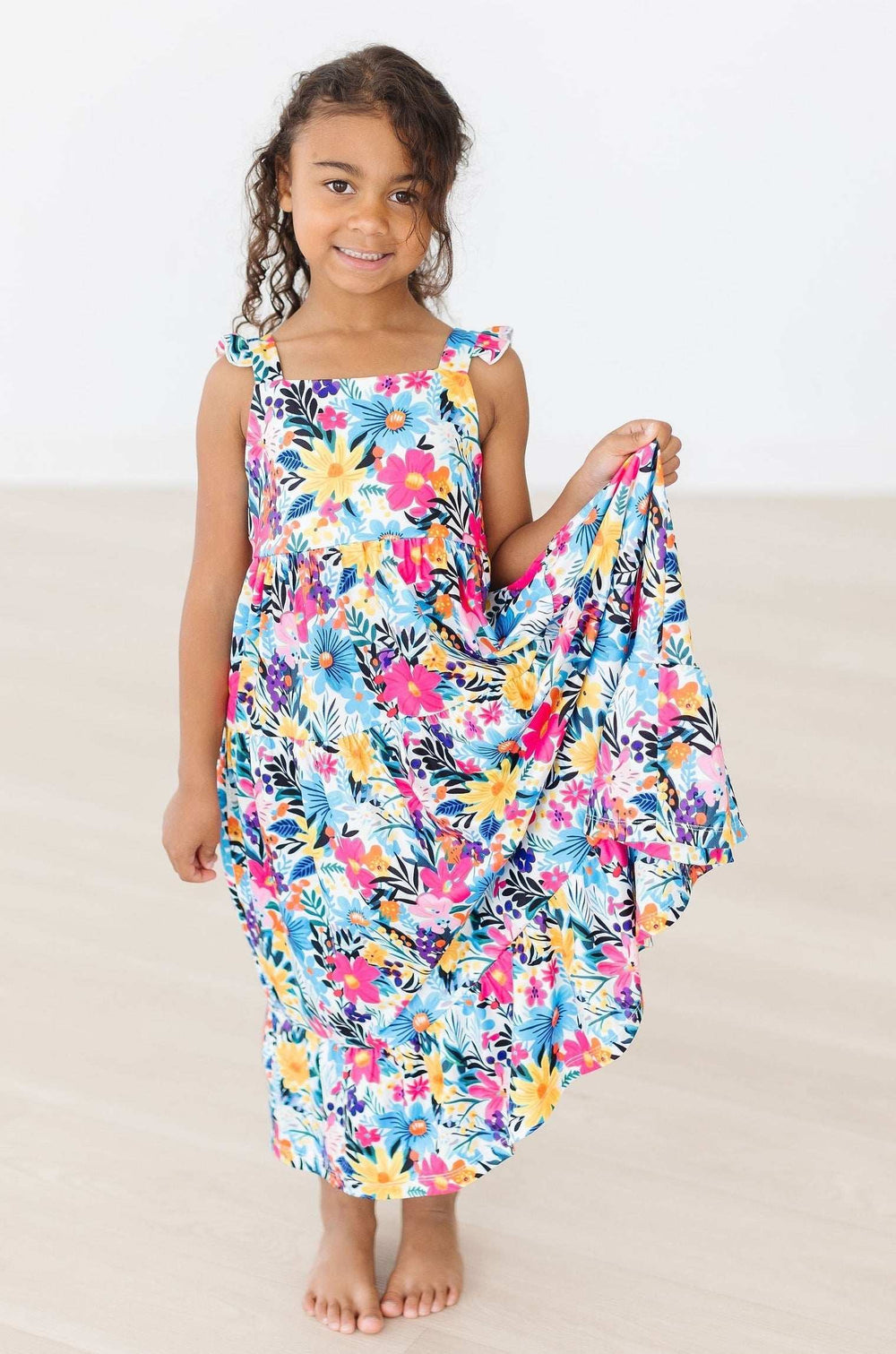 Petal Paradise Ruffle Maxi Dress - Mila & Rose ® - Flyclothing LLC
