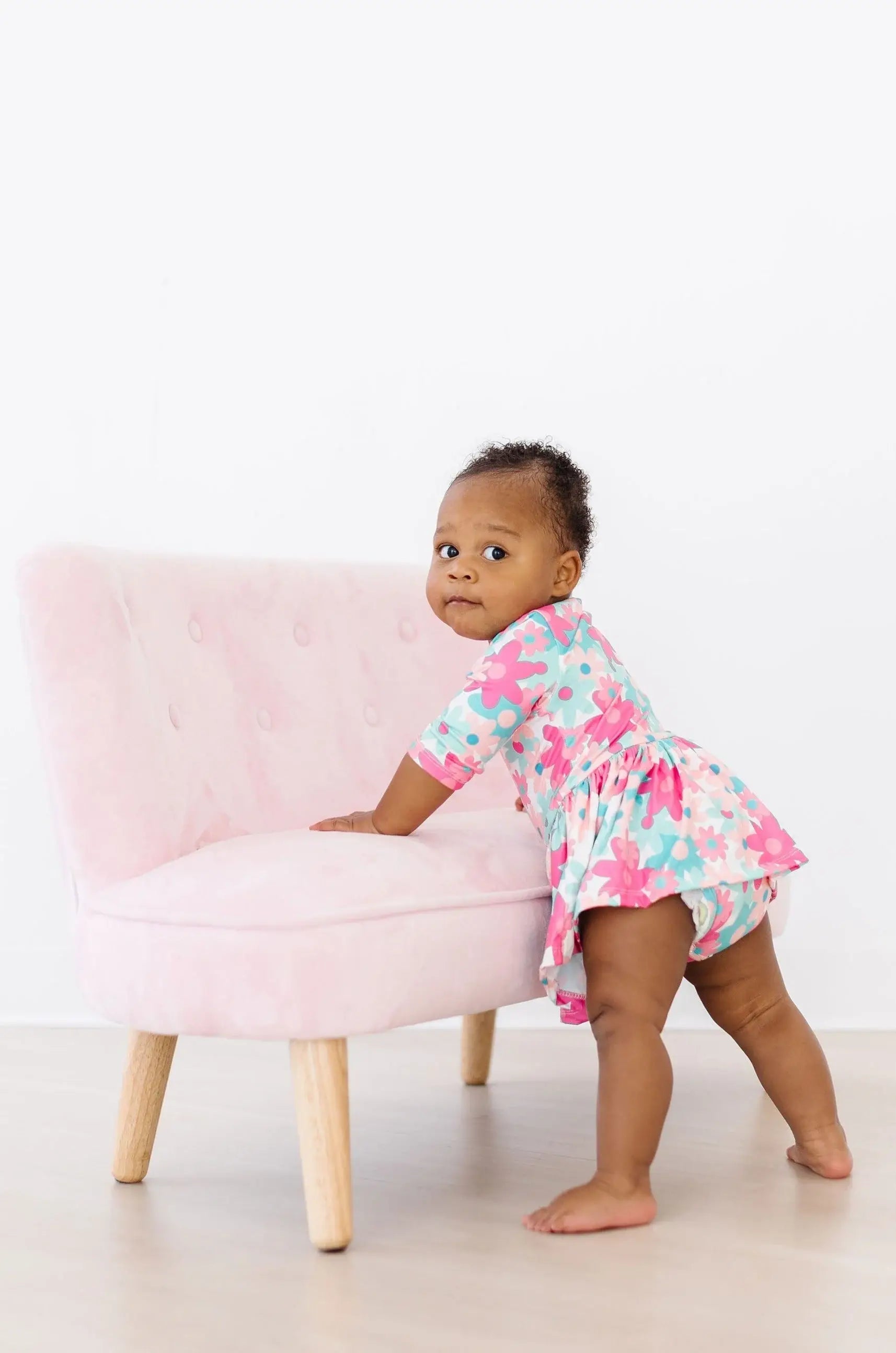 SALE Petal Perfection 3/4 Sleeve Twirl Bodysuit - Mila & Rose ® - Flyclothing LLC