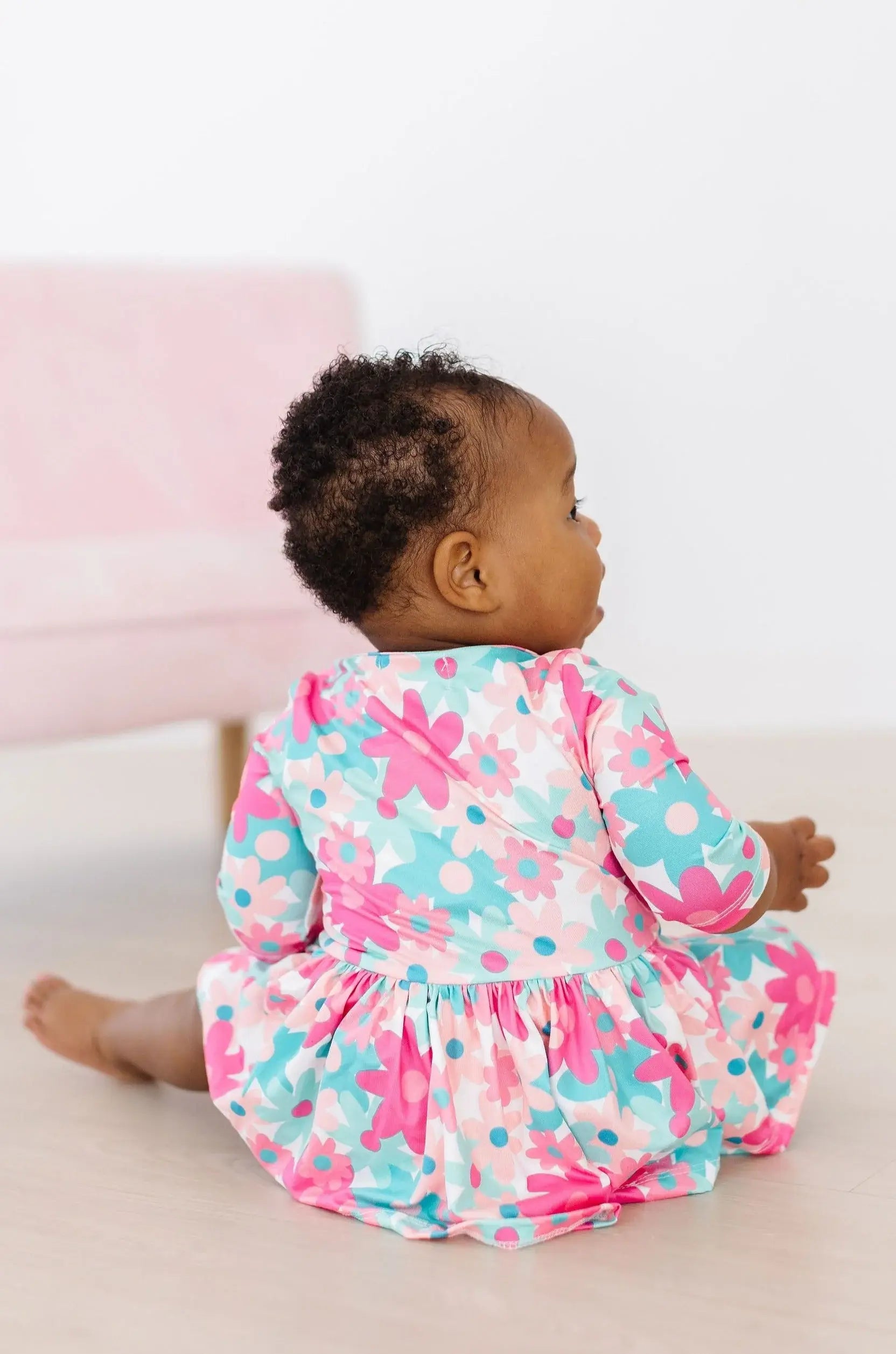 SALE Petal Perfection 3/4 Sleeve Twirl Bodysuit - Mila & Rose ® - Flyclothing LLC