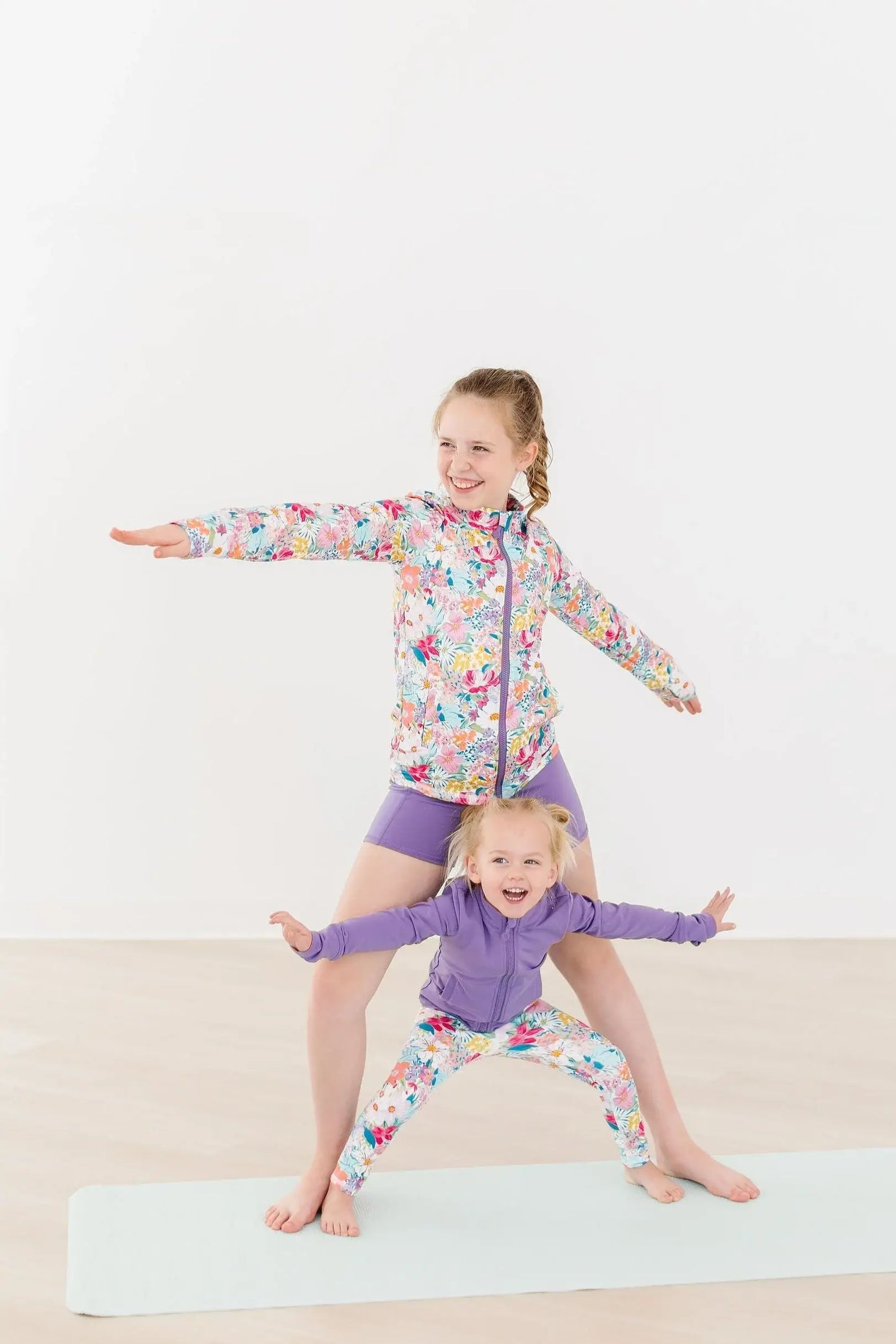 SALE Playful Purple Full-Zip Ruffle Active Jacket - Mila & Rose ® - Flyclothing LLC