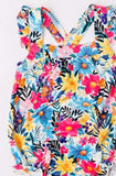 Petal Paradise Ruffle Cross Back Romper - Mila & Rose ® - Flyclothing LLC