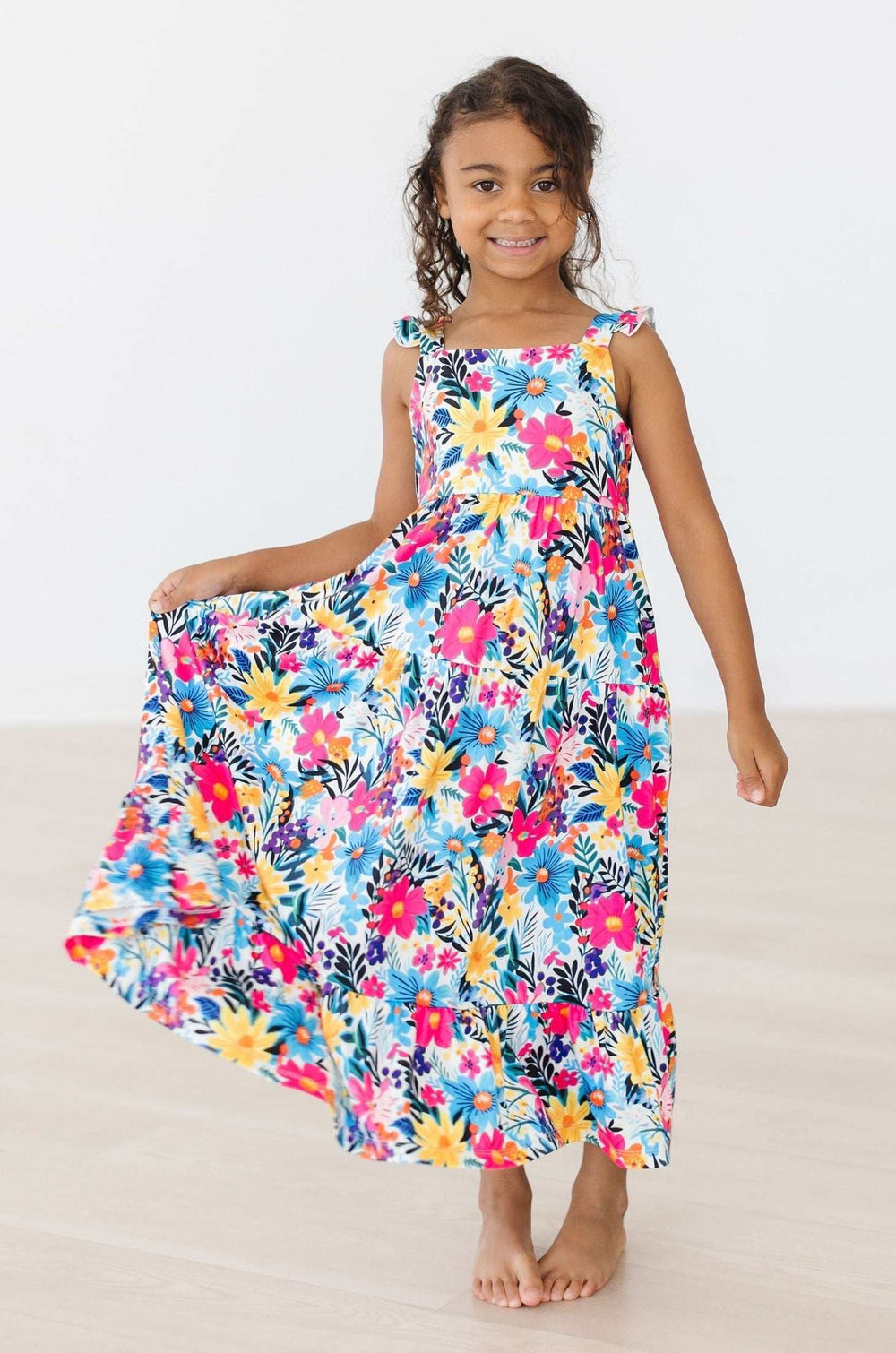 Petal Paradise Ruffle Maxi Dress - Mila & Rose ® - Flyclothing LLC