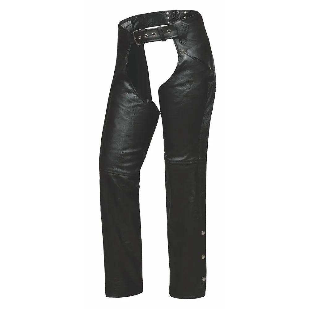 Phoenix - Ladies Premium Leather Chaps with Lacing - Unik Just for Bikers - Flyclothing LLC
