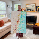 Beachfront Painting Coastal Wall Art - Tailored Canvases - Flyclothing LLC