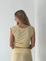 LIANA TOP IN BUTTER - findmenowthelabel - Flyclothing LLC