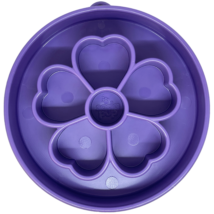 Flower eBowl Deep Slow Feeder Dog Bowl for Enrichment | USA Made - SodaPup/True Dogs, LLC - Flyclothing LLC