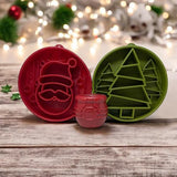 Santa Christmas eBowl Deep Slow Feeder Dog Bowl for Enrichment | USA Made - SodaPup/True Dogs, LLC - Flyclothing LLC