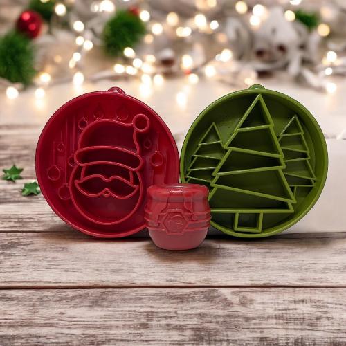 Santa Christmas eBowl Deep Slow Feeder Dog Bowl for Enrichment | USA Made - SodaPup/True Dogs, LLC - Flyclothing LLC