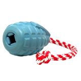 USA-K9 Grenade Shaped Rubber Dog Toy - Chew, Treat Dispenser & Tug Toy | USA - SodaPup/True Dogs, LLC - Flyclothing LLC