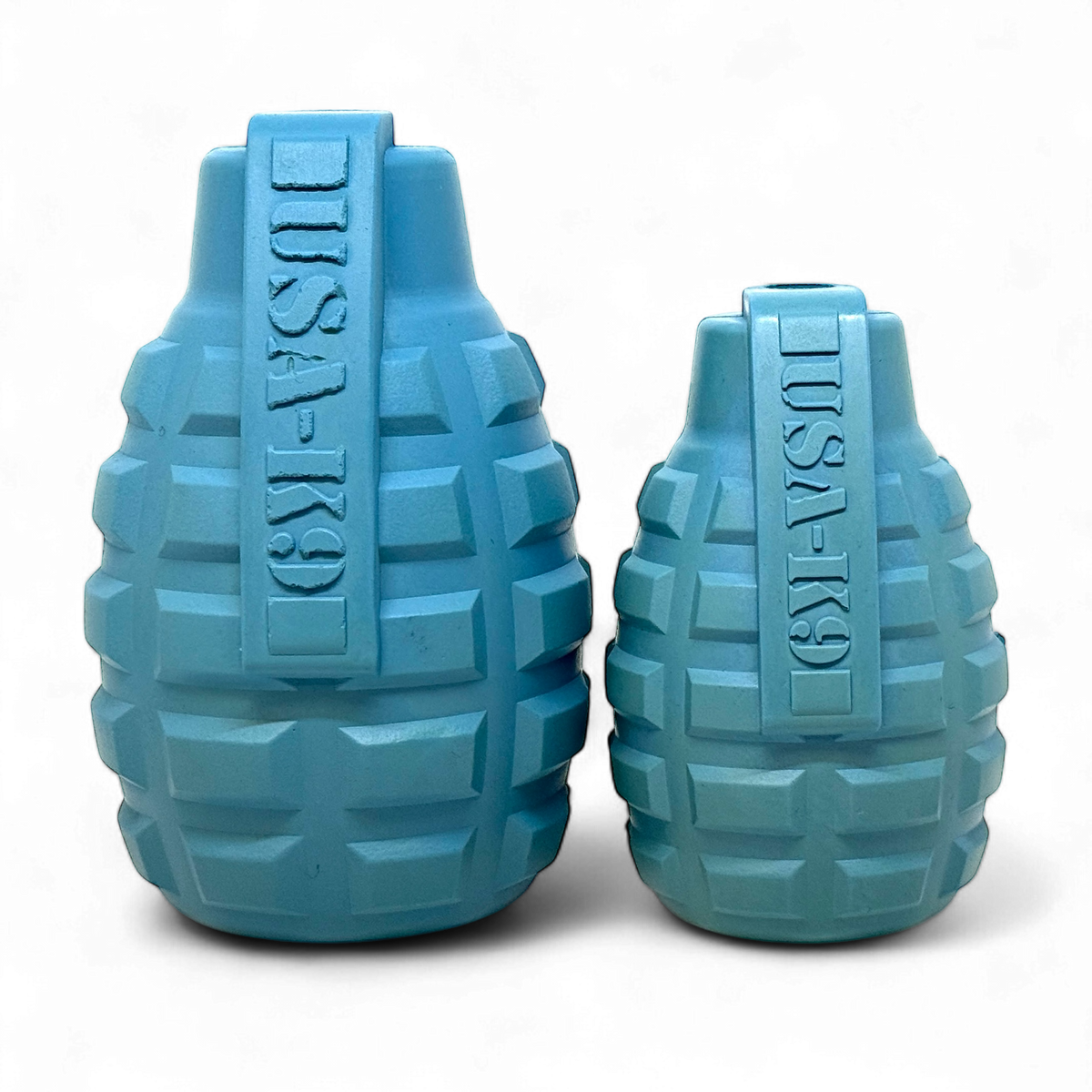 USA-K9 Grenade Shaped Rubber Dog Toy - Chew, Treat Dispenser & Tug Toy | USA - SodaPup/True Dogs, LLC - Flyclothing LLC
